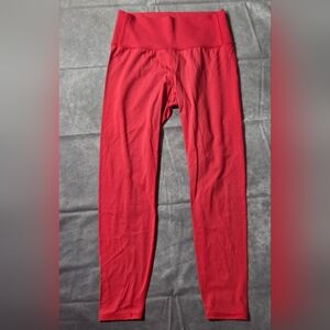 Girls' Everyday Soft Leggings All In Motion Coral RED Size: XL 14 EUC
